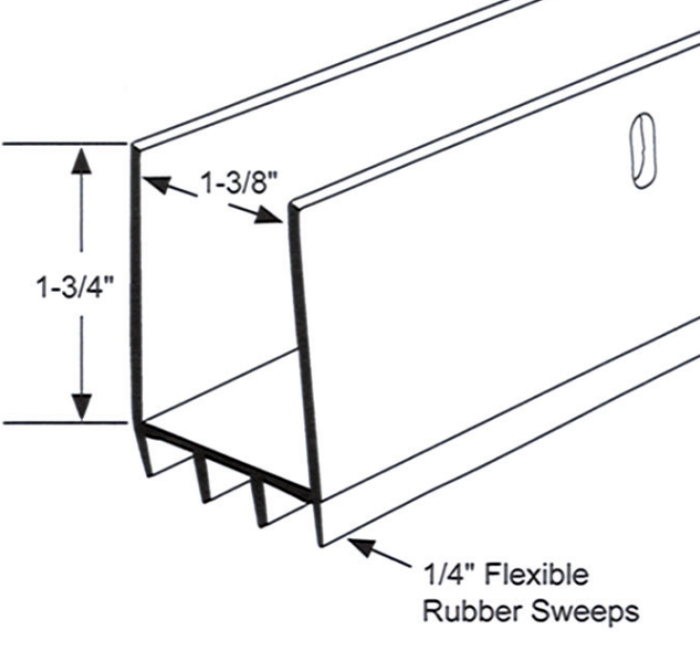 Flexible Door Sweep Edmonton Sizing Chart