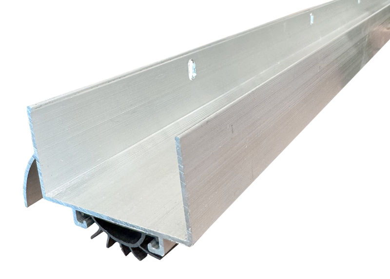 Door Shoe 1-3/4"Wx1-1/4"Hx36"L Aluminum w/Vinyl Insert Edmonton 2