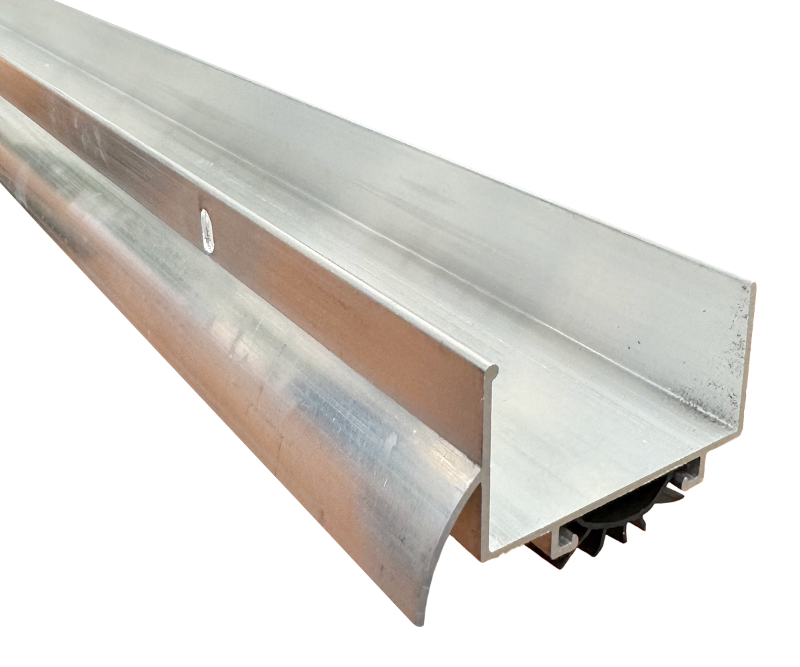 Door Shoe 1-3/4"Wx1-1/4"Hx36"L Aluminum w/Vinyl Insert Edmonton 3
