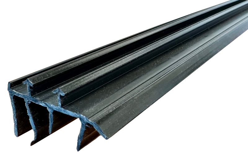 Rubber Door Sweep, 1-3/4"Hx5/8"W & 1/2"Hx35-3/4"L, Edmonton 2