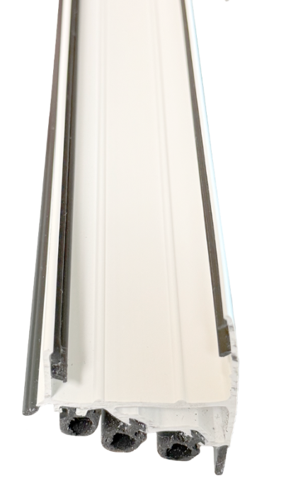 Door Shoe Rubber Sweep, 36"L, White Edmonton 3