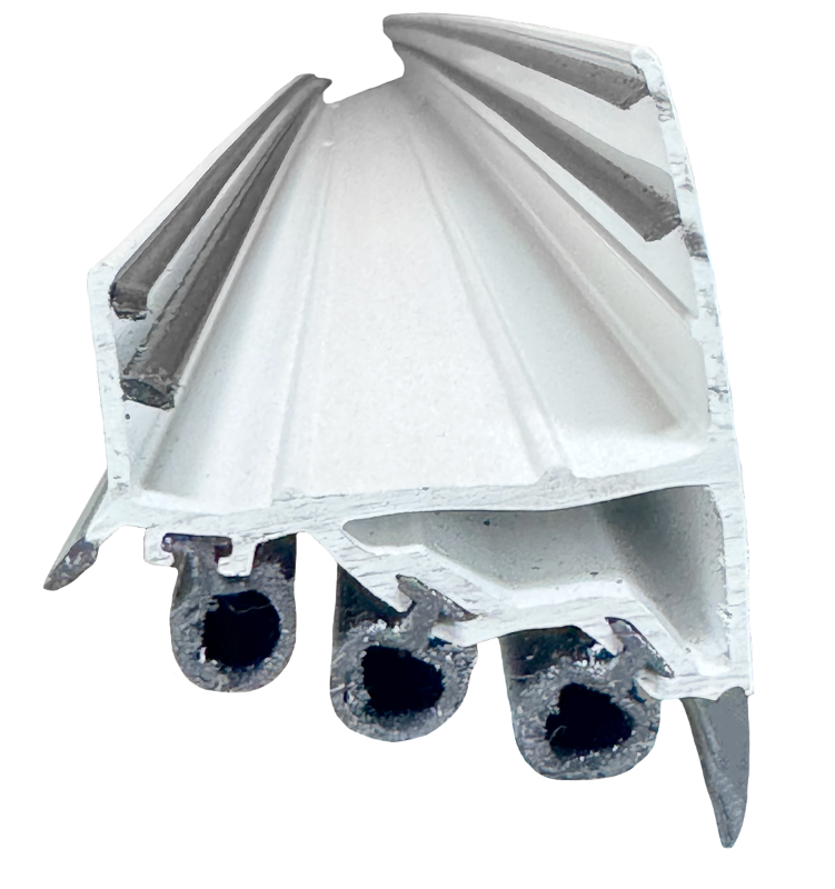 Door Shoe Rubber Sweep, 36"L, White Edmonton 4
