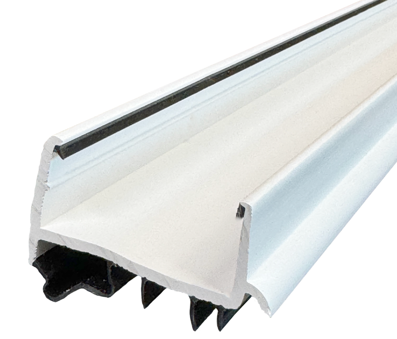 Door Shoe Rubber Sweeps, 35-3/4"L, White Edmonton 2