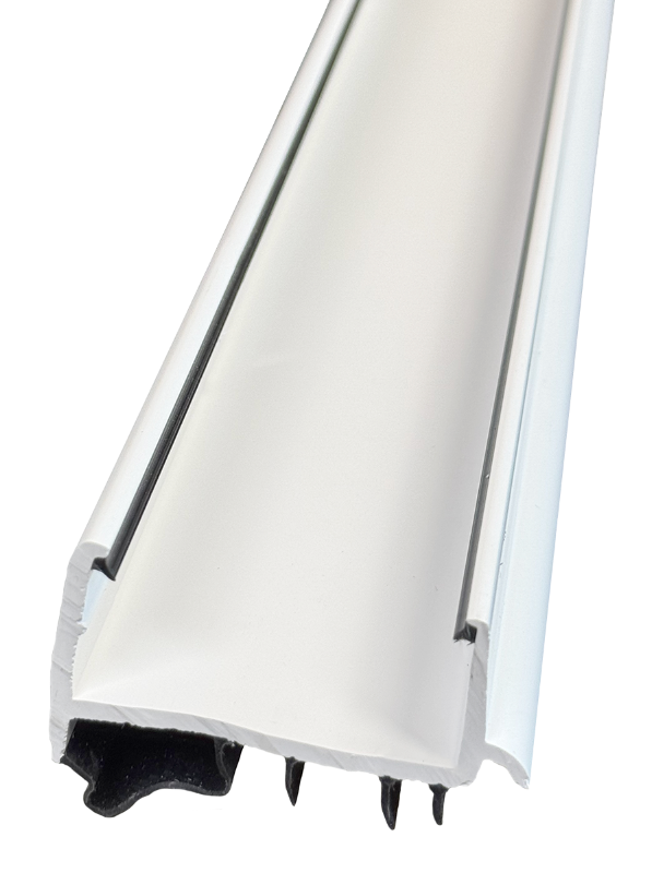 Door Shoe Rubber Sweeps, 35-3/4"L, White Edmonton 4