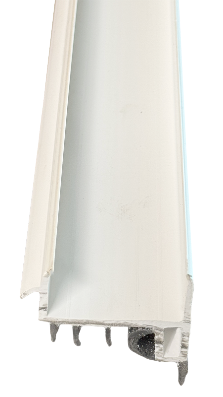 Door Shoe Rubber Sweep, 36" Long, White Edmonton 2