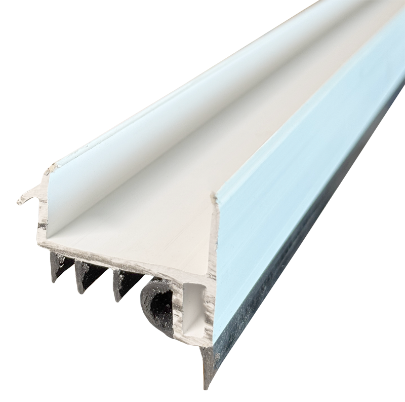 Door Shoe Rubber Sweep, 36" Long, White Edmonton 3