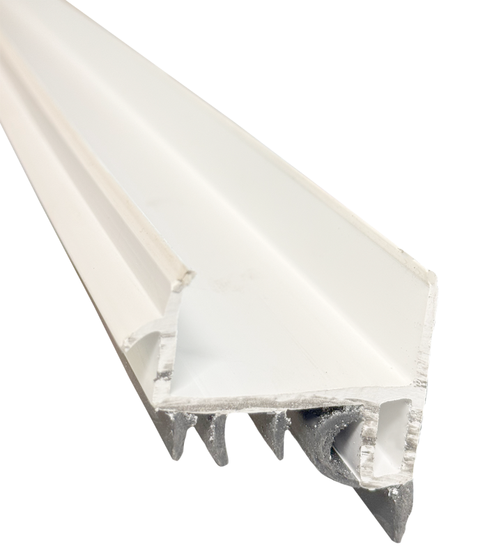 Door Shoe Rubber Sweep, 36" Long, White Edmonton 4