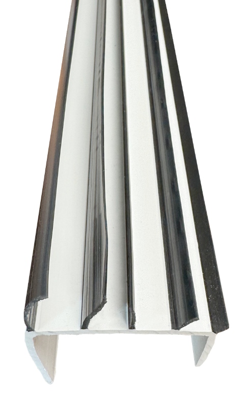 Door Shoe, 1-3/4"W x 1-1/2"H, Plus 13/16" Rubber Sweeps, 35-3/4" Long Edmonton 5