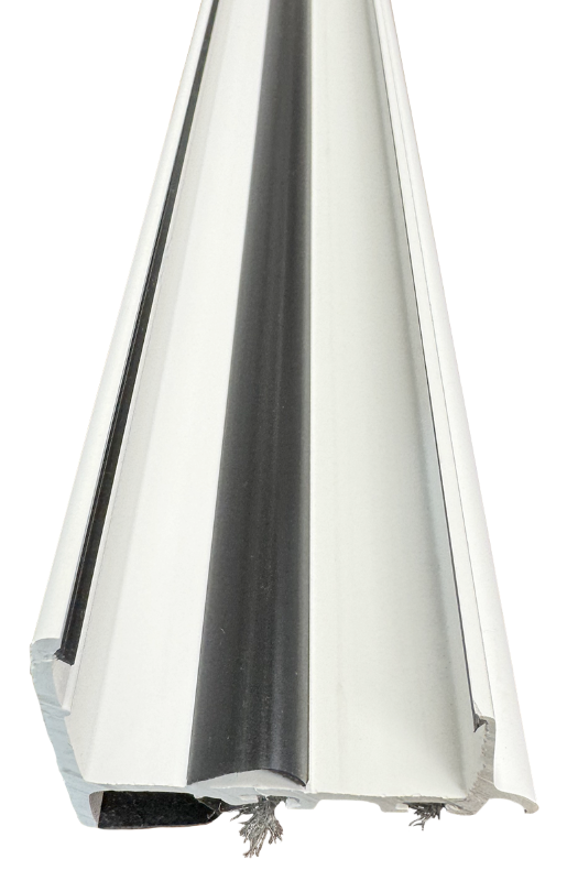 Door Shoe, 1-3/4"W x 1-3/4"H, 35-3/4" Long, White Edmonton 4