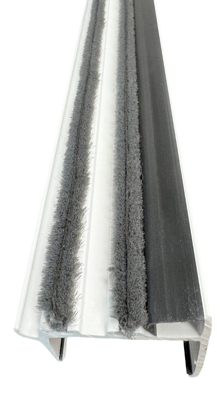 Door Shoe, 1-3/4"W x 1-3/4"H, 35-3/4" Long, White Edmonton 5