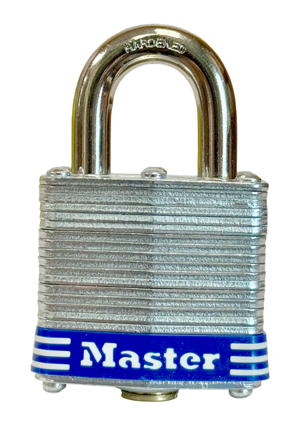 Laminated Steel Padlock Universal Pin Uncoded Keying 1-9/16"W 3/4"SC Edmonton 1