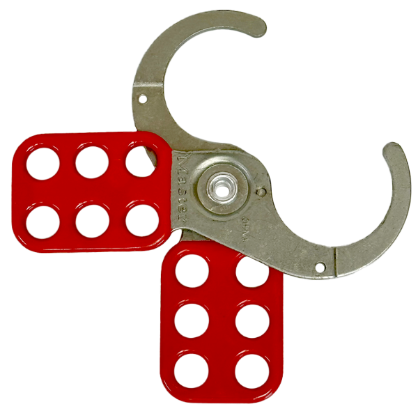 421 Steel Lockout Hasp, 2-3/8" x 5" Dimensions, 1-1/2" Jaw Size Edmonton 2