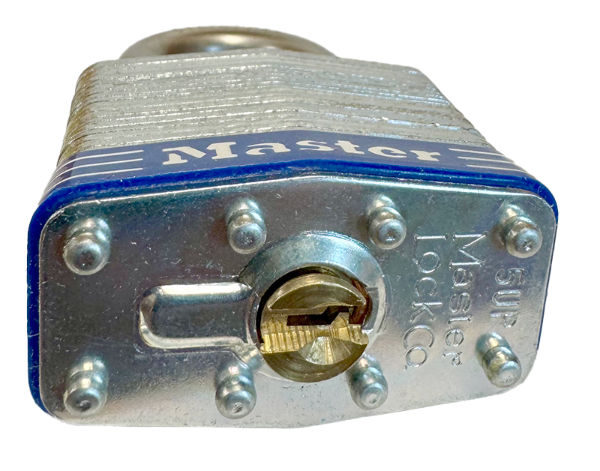 Laminated Steel Padlock, Universal Pin, Uncoded Keying, 2"Wx1-1/2"SC Edmonton 4