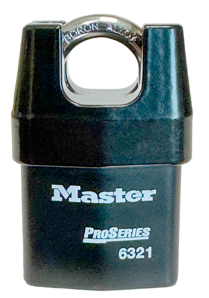 High Security, Rekeyable, Solid Iron Shroud Padlock, KD, 2-1/8"Wx3/4"SC Edmonton 1