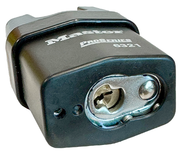 High Security, Rekeyable, Solid Iron Shroud Padlock, KD, 2-1/8"Wx3/4"SC Edmonton 5