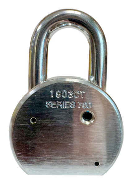 Solid Steel Padlock 2-1/2" Body 1-1/16" Shackle Length 7/16" Shackle Diameter, Edmonton 4