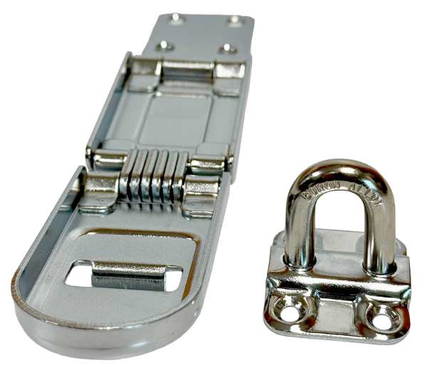 720DPF Hinged Hasps, Single Hinged Type, 6-1/4"L Edmonton 4