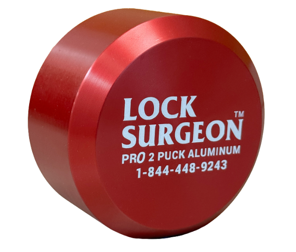 Pro Aluminum Puck Lock Red Edmonton 2