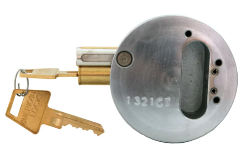 AMERICAN LOCK A2010 KD Keyed Different Puck Lock with American Keyway Edmonton 3