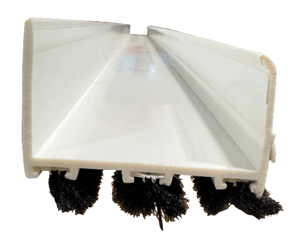 Residential white 1-3/4" x 36" Mo-hair box sweep Edmonton 3