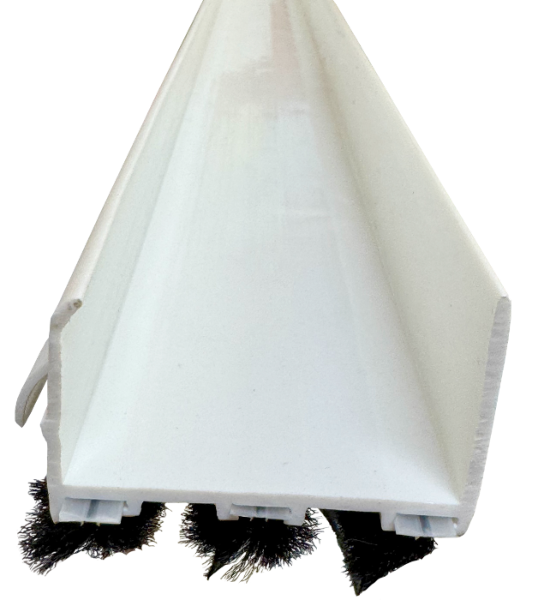 Residential white 1-3/4" x 36" Mo-hair box sweep Edmonton 4