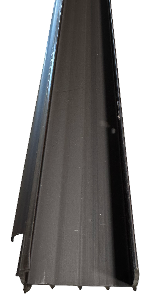 Residential brown 1-34"x36" rubber fin door sweep Edmonton