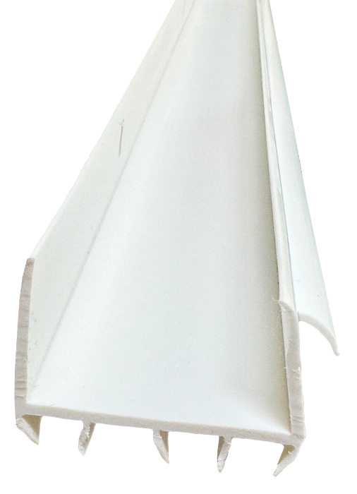Residential white 1-3/4"x36" rubber fin door sweep Edmonton 4