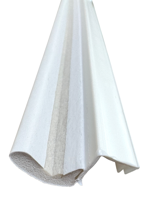 Residential White Single Door Kerf Weatherstrip Edmonton 3