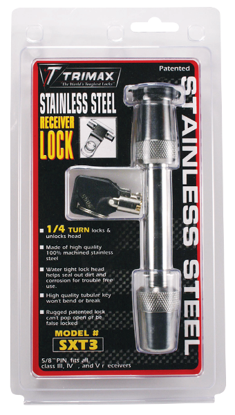 100% Stainless Steel 5/8" Key Receiver Lock Edmonton 2