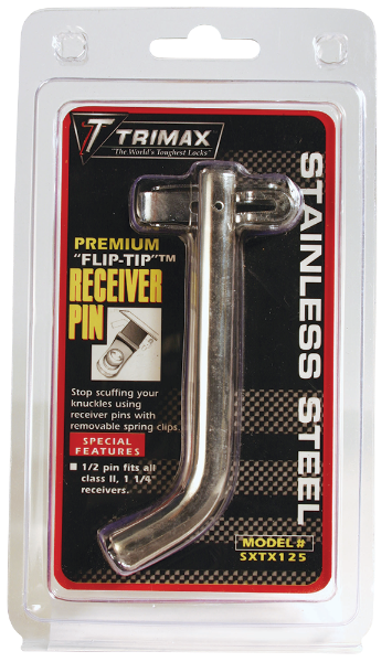 1/2″ Flip-Tip Stainless Steel Receiver Pin & Clip Fit All Class I & II Receiver Edmonton 2