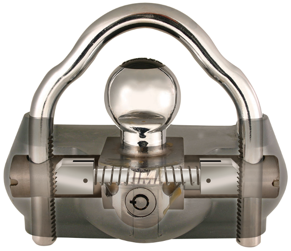 TRIMAX-073 Premium Universal Solid Hardened Steel Coupler Lock Edmonton 2