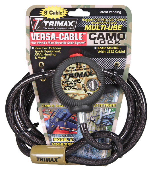 Multi-Use Versa-Cable Camp Lock, 9' X 10mm TRIMAFLEX Cable Edmonton 1