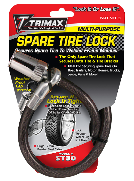 TRIMAFLEX Spare Tire Cable Lock (Tubular) 36" X 12mm Edmonton 1