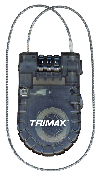 Retractable Cable, 3 Digit Combination Lock, 36" X 3mm Edmonton 1