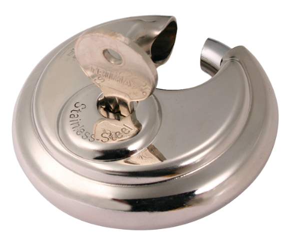 Stainless Steel 70mm Round Keyed Padlock Edmonton 2