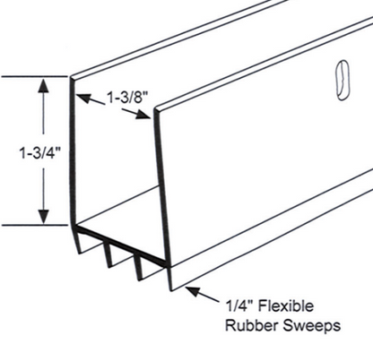 Flexible Door Sweep Edmonton Sizing Chart