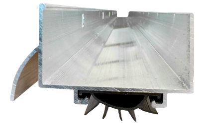 Door Shoe 1-3/4"Wx1-1/4"Hx36"L Aluminum w/Vinyl Insert Edmonton 1