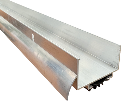 Door Shoe 1-3/4"Wx1-1/4"Hx36"L Aluminum w/Vinyl Insert Edmonton 3
