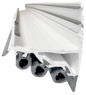 Door Shoe Rubber Sweep, 36"L, White Edmonton 1