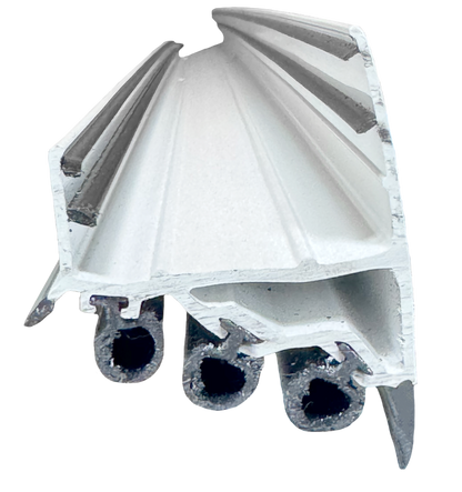 Door Shoe Rubber Sweep, 36"L, White Edmonton 4