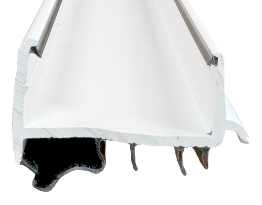Door Shoe Rubber Sweeps, 35-3/4"L, White Edmonton 1