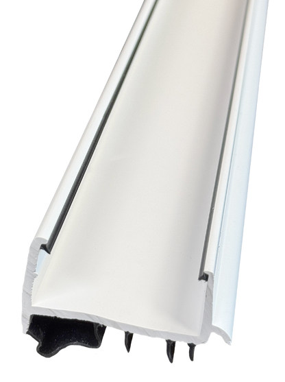 Door Shoe Rubber Sweeps, 35-3/4"L, White Edmonton 4