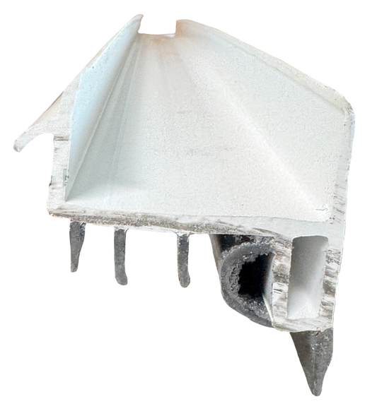 Door Shoe Rubber Sweep, 36" Long, White Edmonton 1