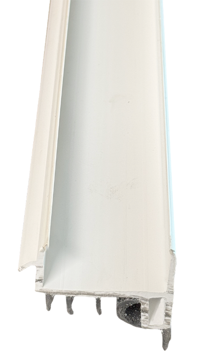 Door Shoe Rubber Sweep, 36" Long, White Edmonton 2