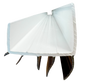 Door Shoe, 1-3/4"W x 1-1/2"H, Plus 13/16" Rubber Sweeps, 35-3/4" Long Edmonton 1