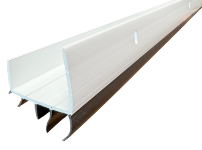 Door Shoe, 1-3/4"W x 1-1/2"H, Plus 13/16" Rubber Sweeps, 35-3/4" Long Edmonton 3