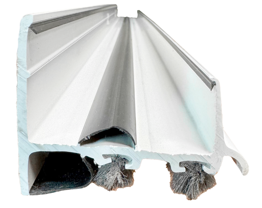 Door Shoe, 1-3/4"W x  1-3/4"H, 35-3/4" Long, White Edmonton 1