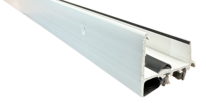 Door Shoe, 1-3/4"W x  1-3/4"H, 35-3/4" Long, White Edmonton 3