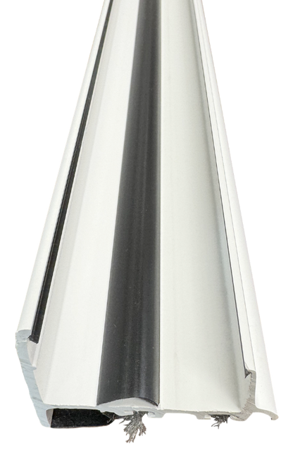 Door Shoe, 1-3/4"W x  1-3/4"H, 35-3/4" Long, White Edmonton 4