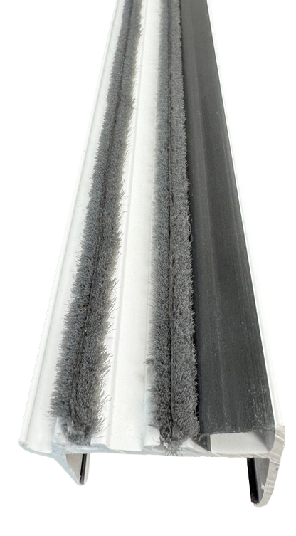 Door Shoe, 1-3/4"W x  1-3/4"H, 35-3/4" Long, White Edmonton 5